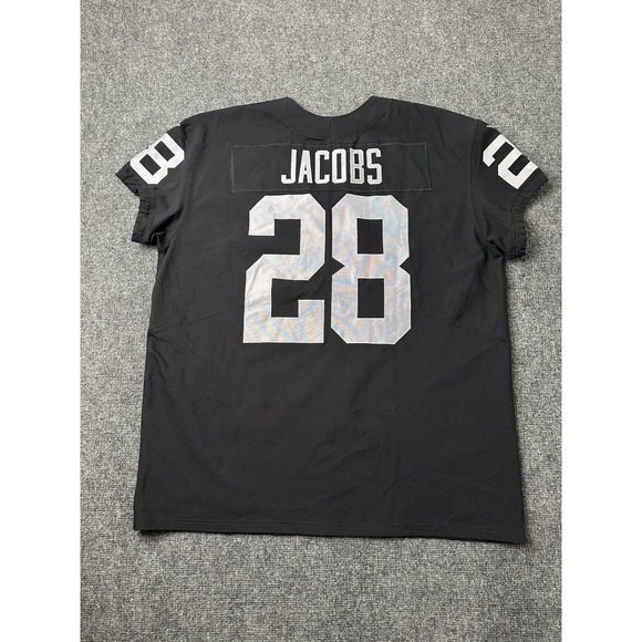 Mens NFL Jersey Nike Las Vegas Raiders Josh Jacobs 2020 57NM Black Size XL